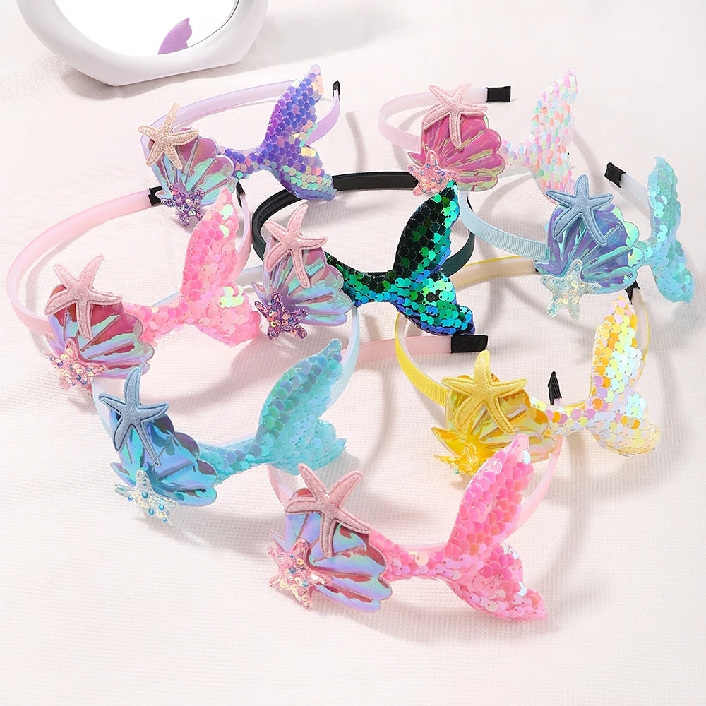 1PC Satin Flowers hairband