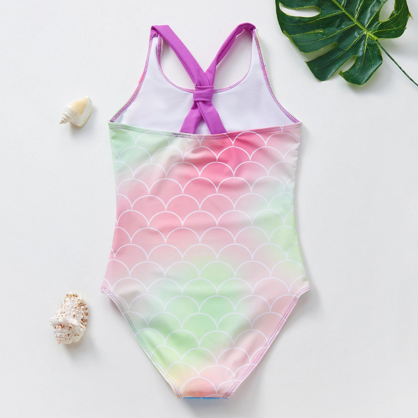 one piece mermaid swimwear