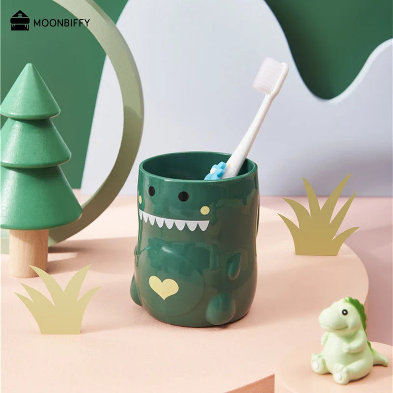 Adorable Dinosaur Mouthwash Cups