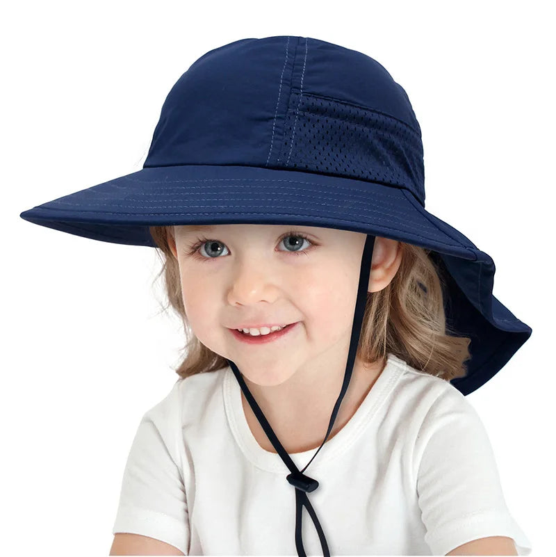 Bucket Hats with Windproof Rope