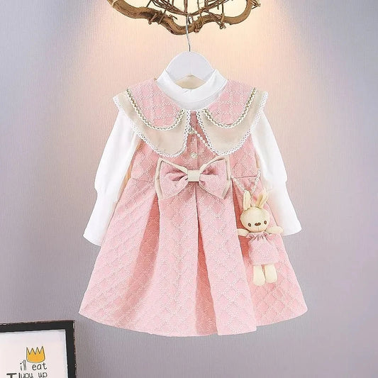 Baby Girls bunny bow Dress