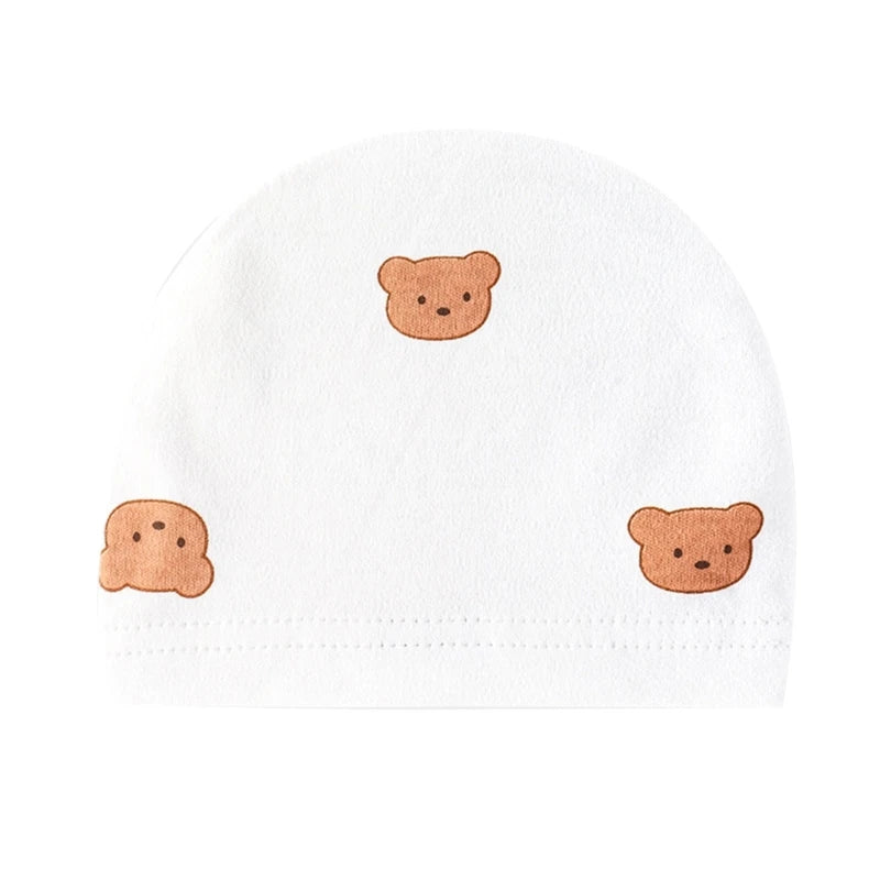 Infant Beanies Caps Cartoon Bear