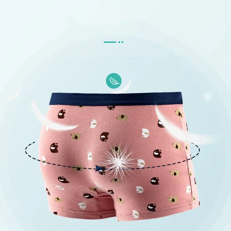 4Pcs Boys Boxer Underpants