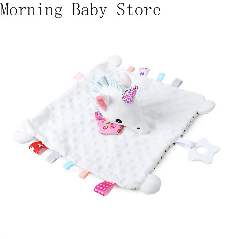 Baby Doll Plush Animal Pacifier Towel