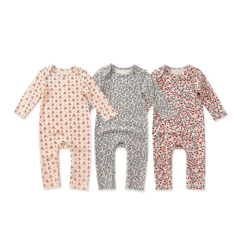 0-24M Cotton Floral print romper