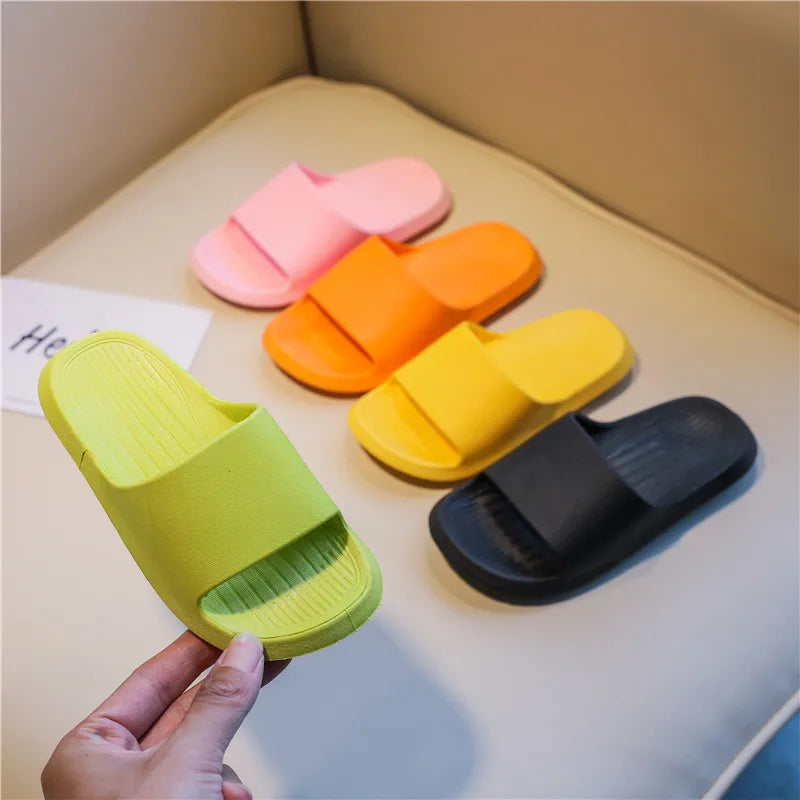 Summer Slippers Solid Color Non-Slip