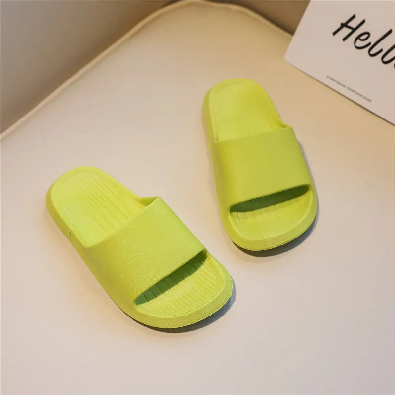 Summer Slippers Solid Color Non-Slip