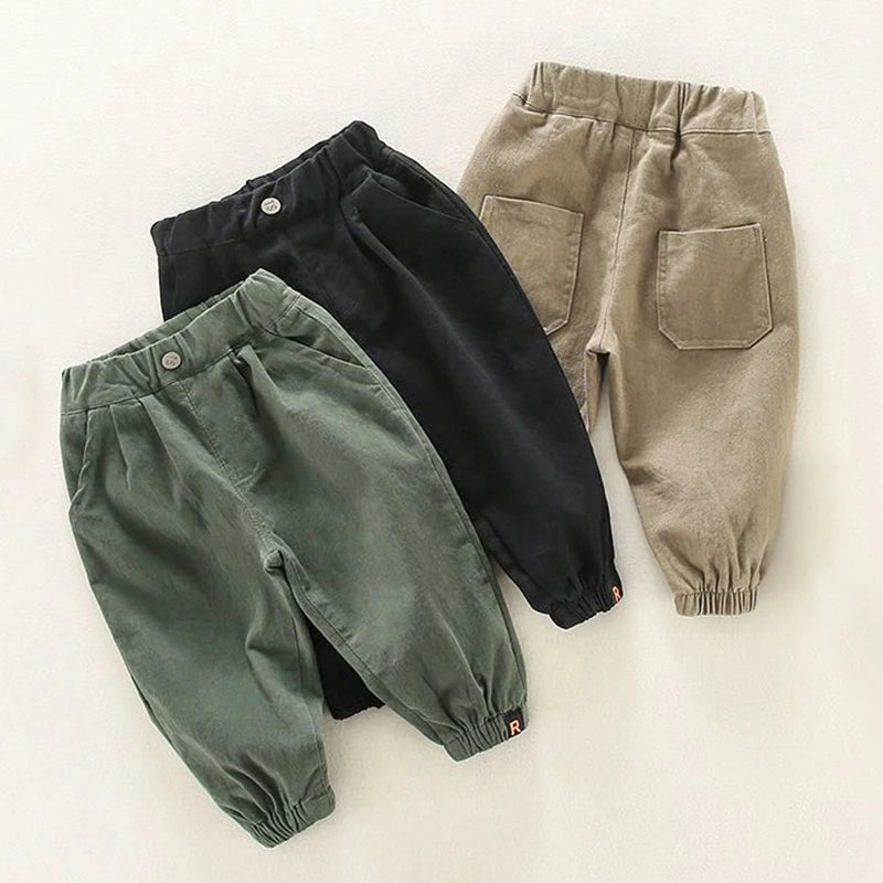 Boys Casual Cargo Pants