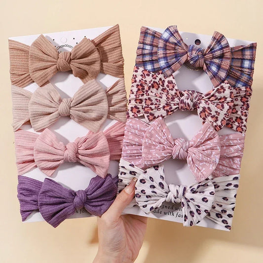 1Pcs Headband Bows Soft Nylon