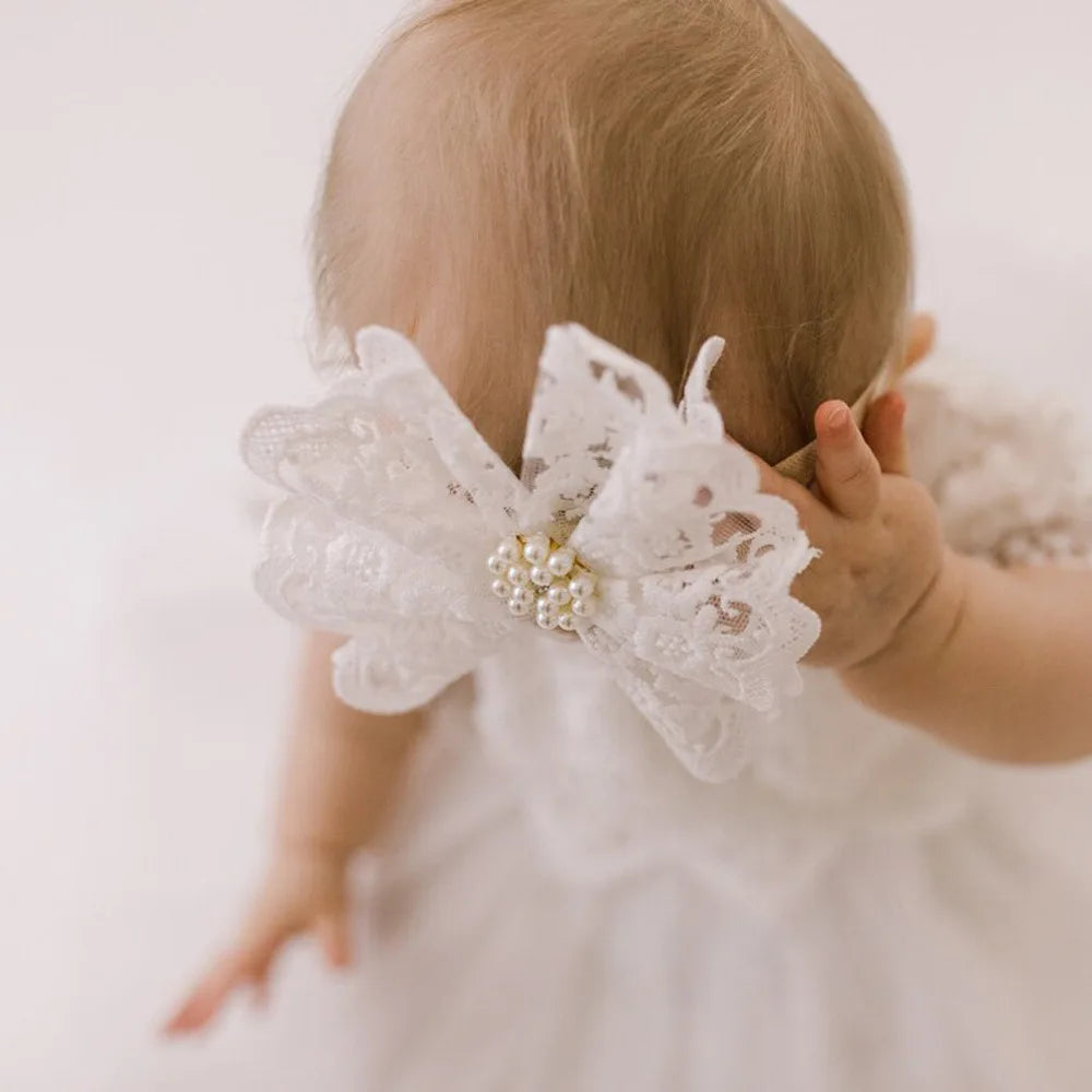 Girl Lace Rhinestone headband