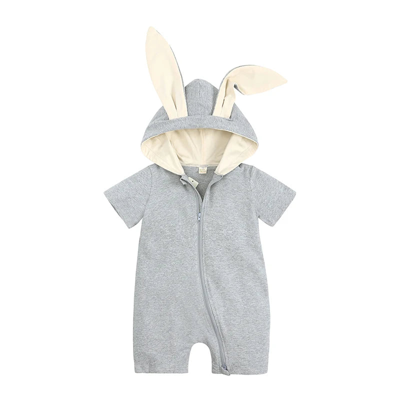 Toddler Rabbit Romper Hooded Ear