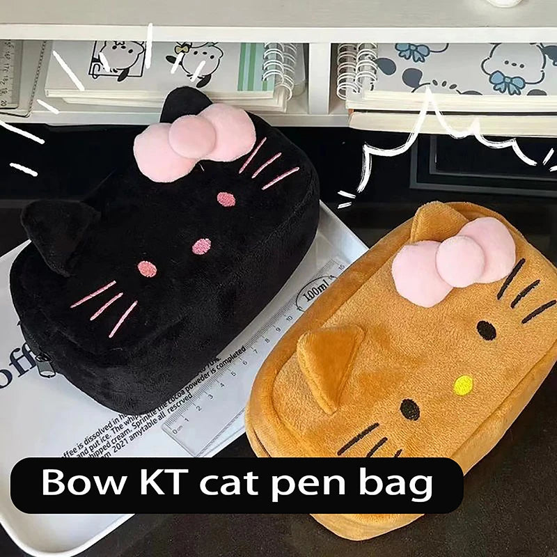 1Pc Hello Kitty Plush Pencil Case