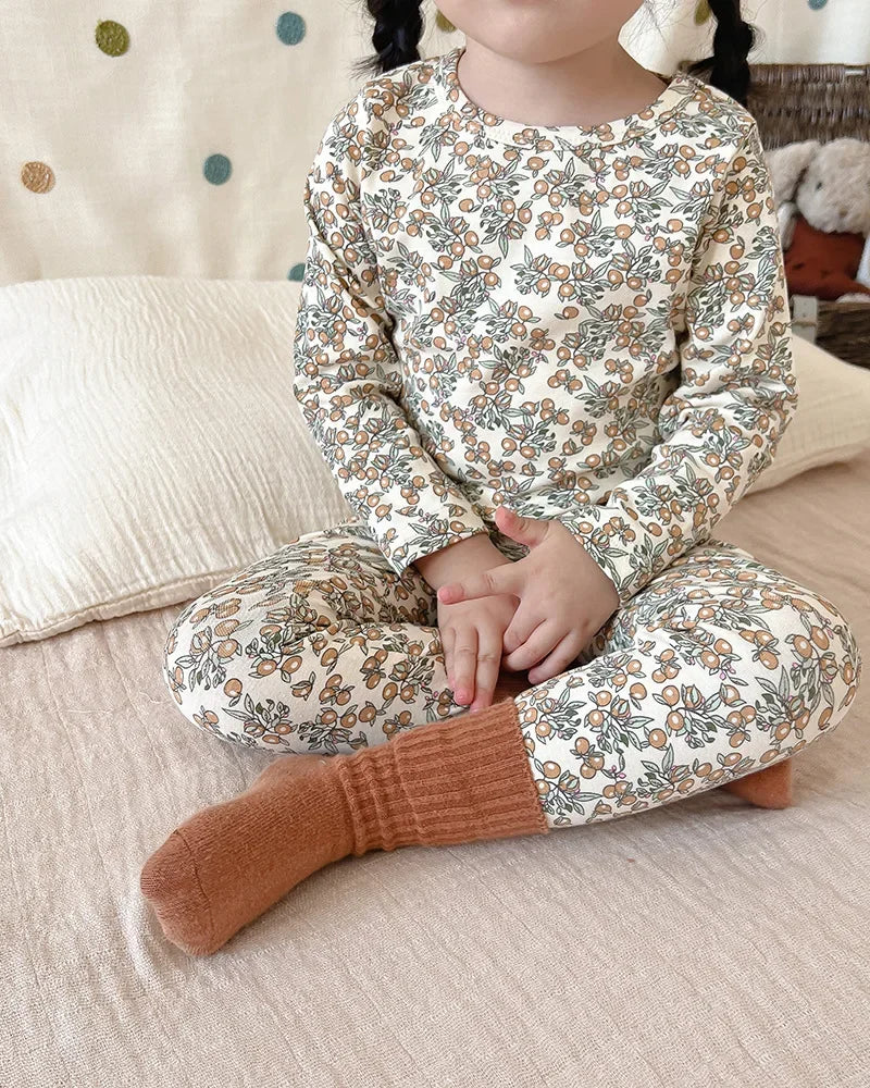 Pyjama Cotton Two Piece Soft Loose Print