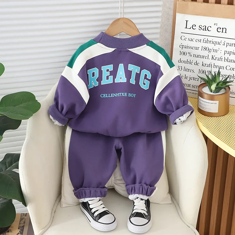 Boys sweatpants Cotton set