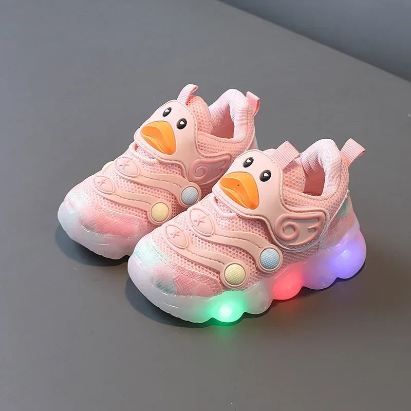 Baby Shoes with Lights Breathable