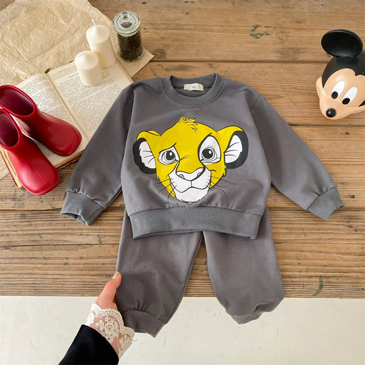 Cartoon Printed Baby Boy Tracksuit