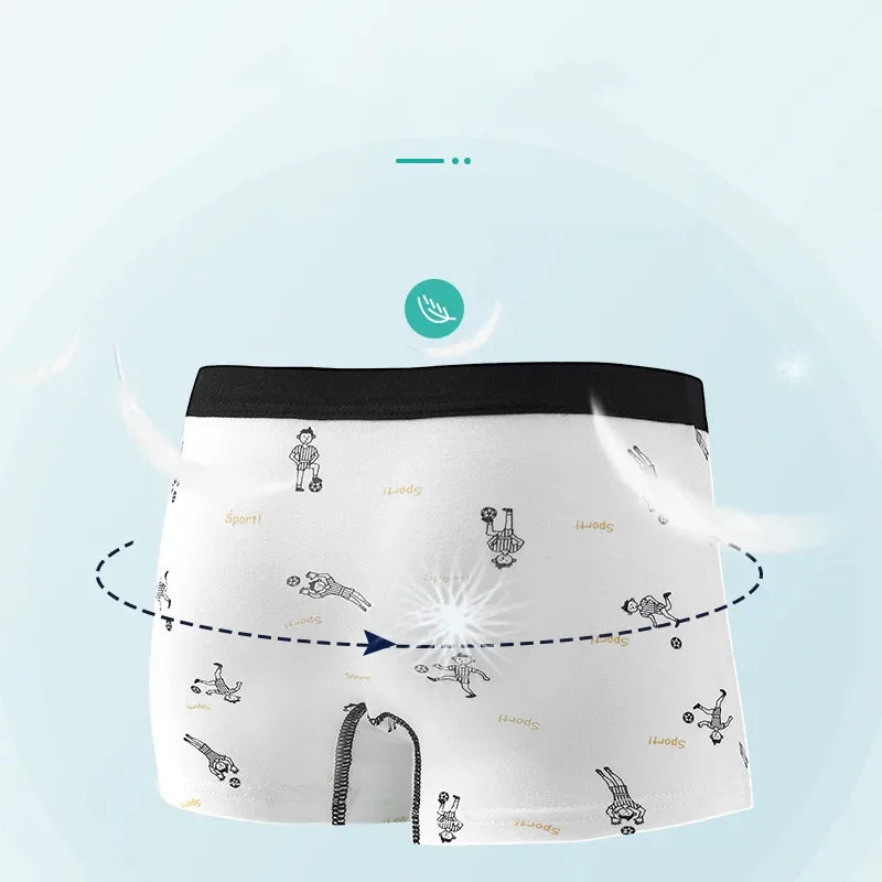 2Pcs Kids Cotton Shorts Boxer