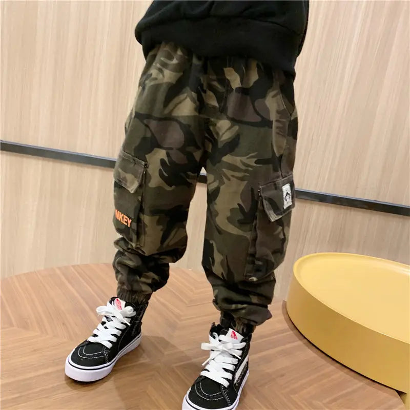 Children's Camouflage Cargo Pants