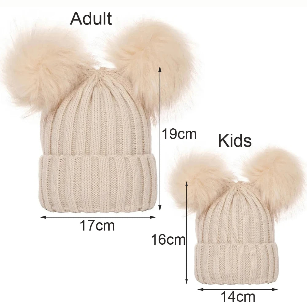 Winter Baby Pompom Beanie