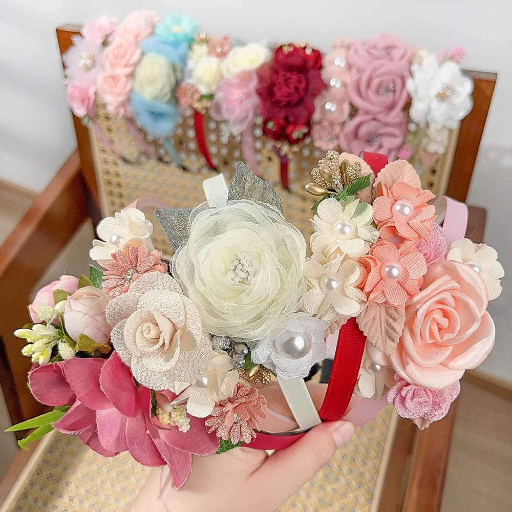 1pcs Artificial Flower crown