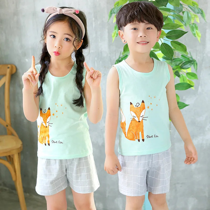 Cotton cute Summer Pyjamas set