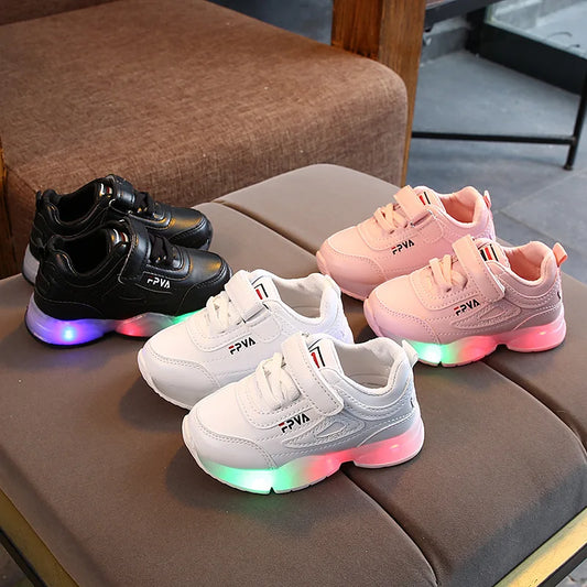 LED Kids Sneakers Tennis