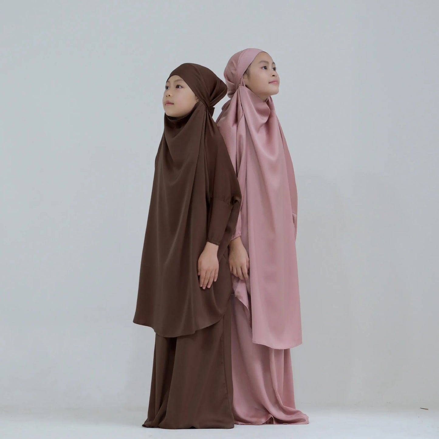 Muslim Hijab Dress Abaya 2PCS