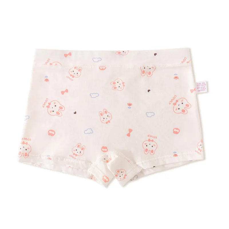 4PCS Girl Cotton underwear