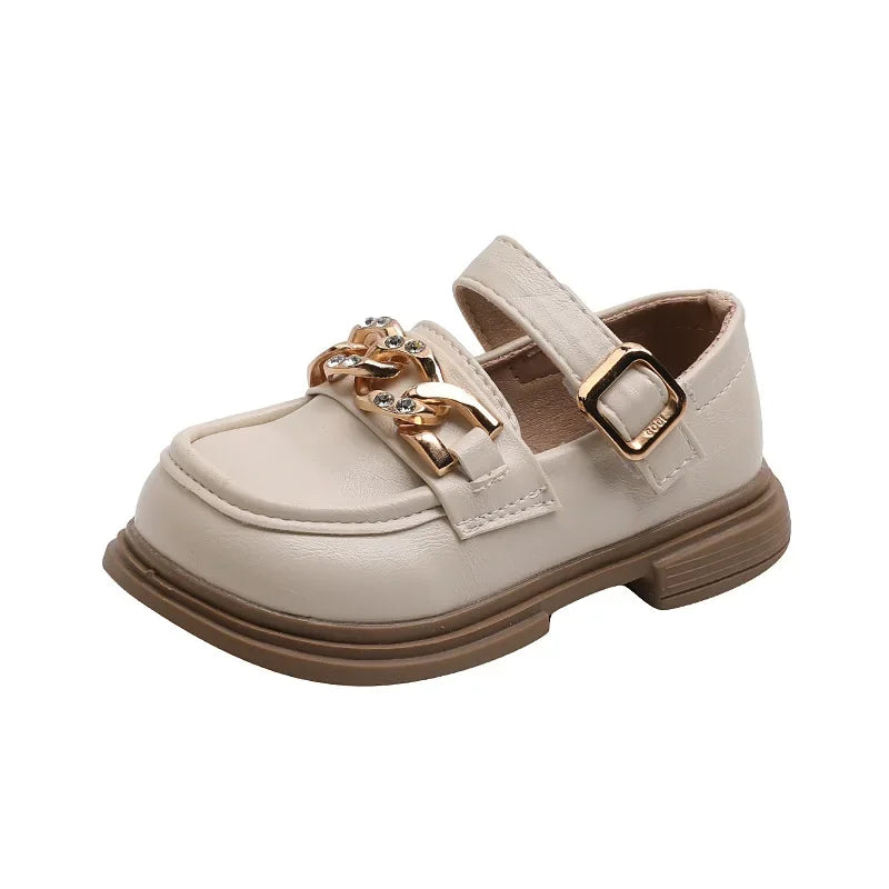 Girl Non-slip Soft-sole chain flat