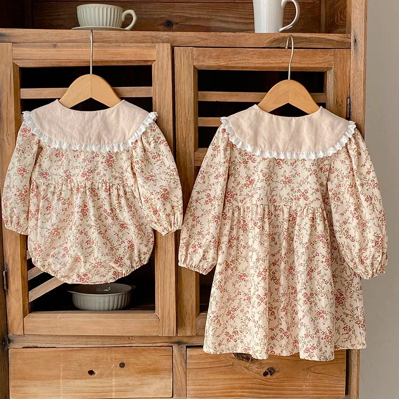 Floral Dresses Long Sleeves