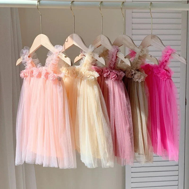 Summer Mesh Tulle Princess Dresses