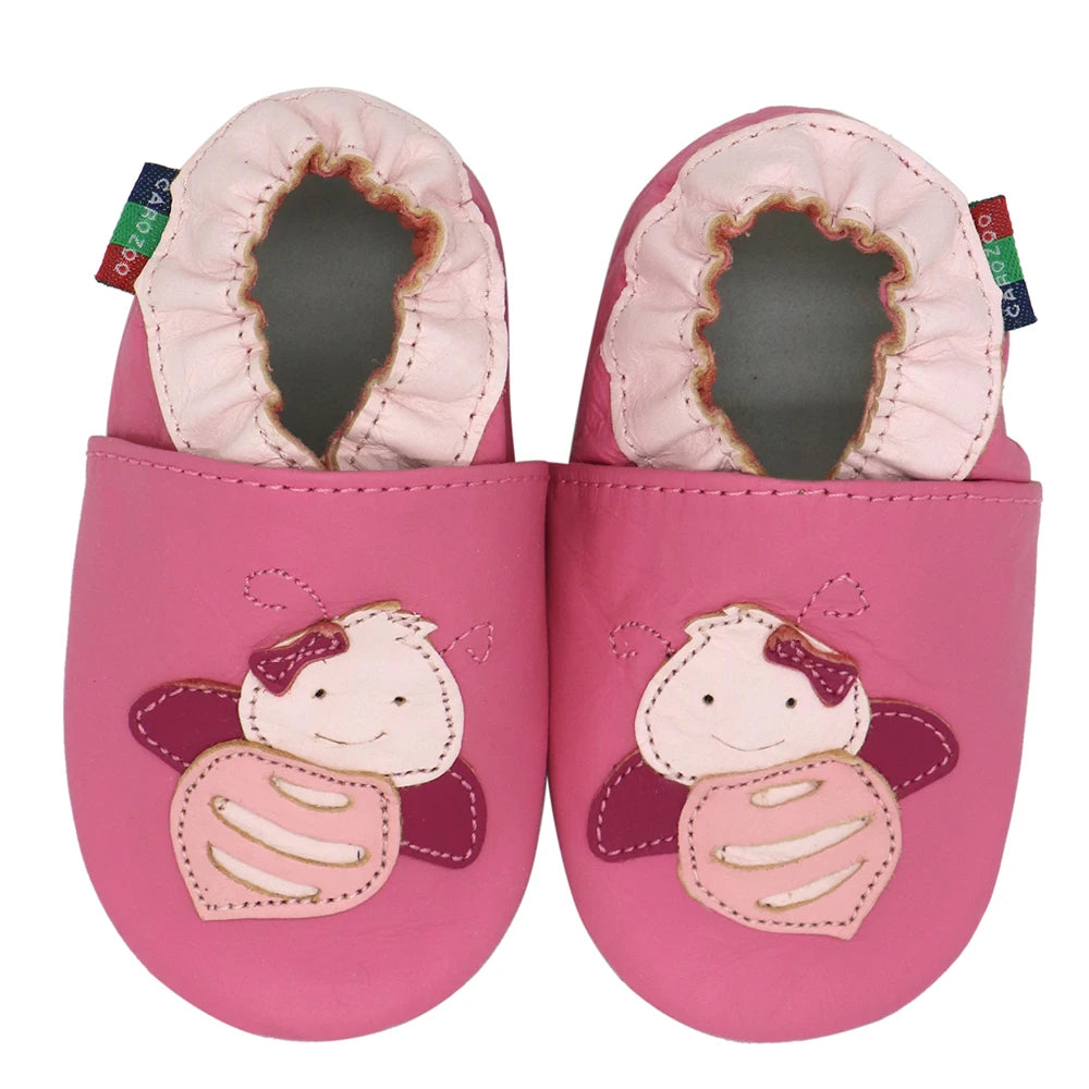 Infant Shoes Sheepskin Leather