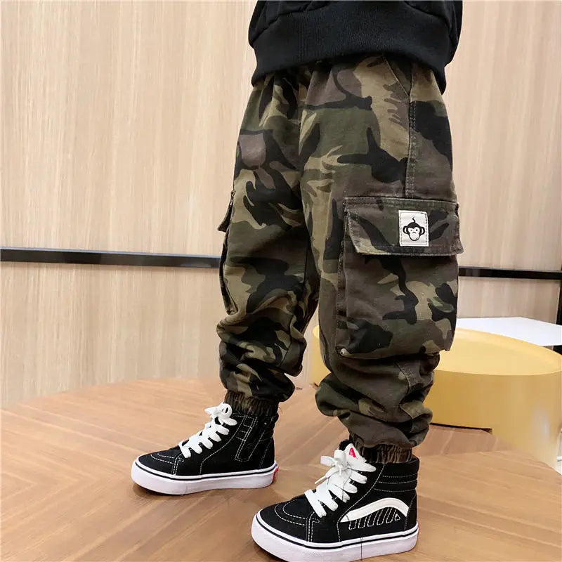 Children's Camouflage Cargo Pants