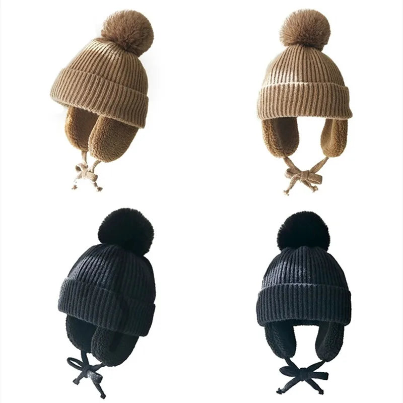 Thick Big Pompom Beanie