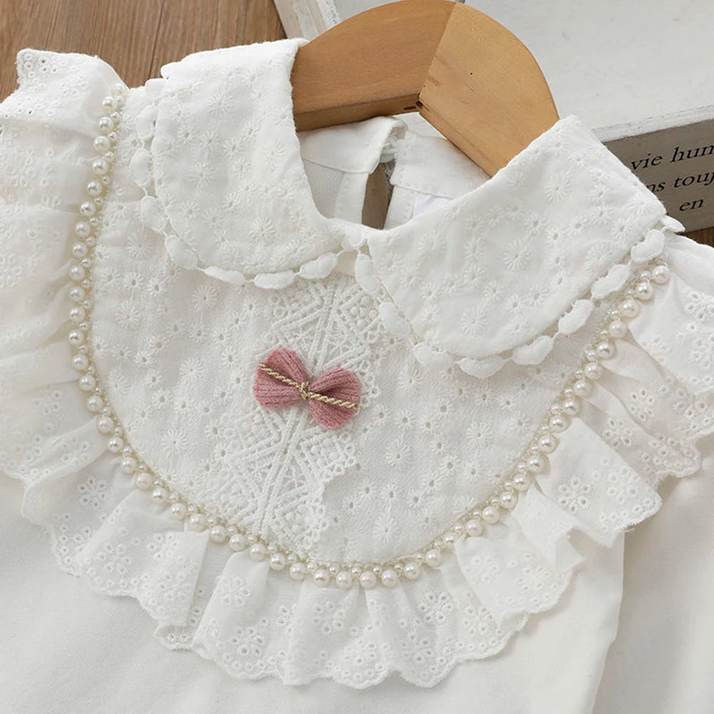 White Blouse with bow