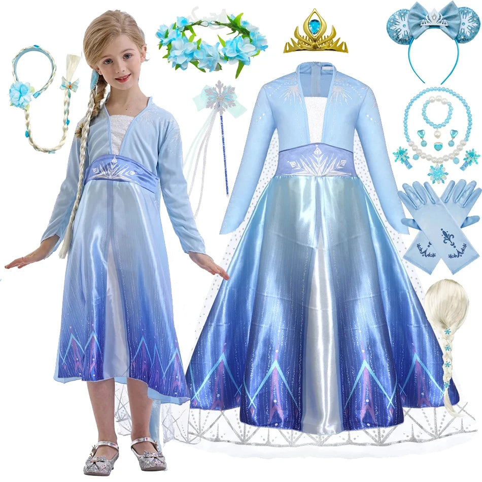 Elsa Princess Costume for Girls