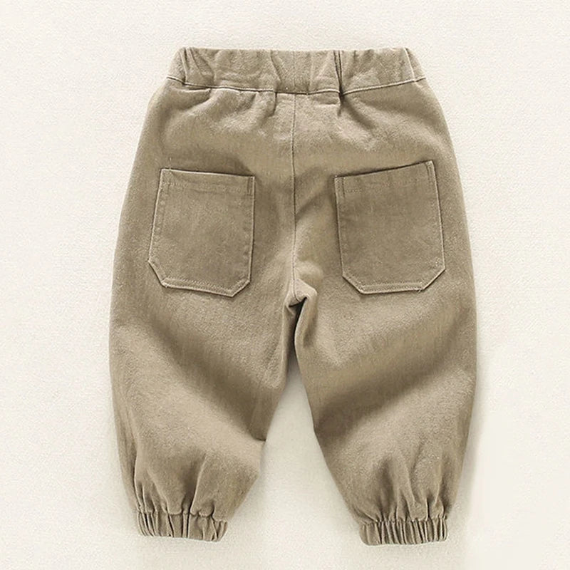 Boys Casual Cargo Pants