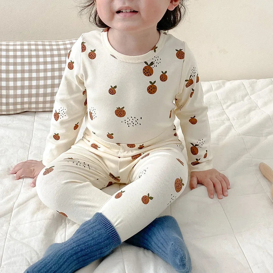 Pyjama Cotton Two Piece Soft Loose Print