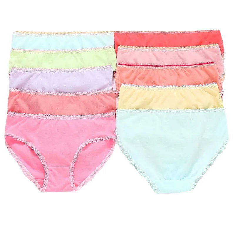 6pcs Underwear Girls Florals