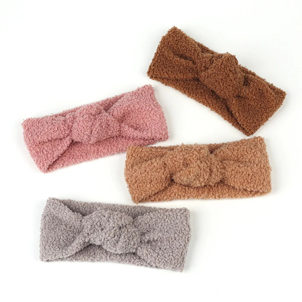 Baby Head Bands Teddy Fabric