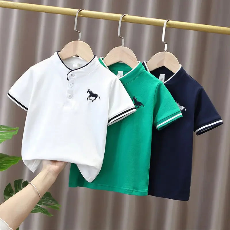 Boys Polo Shirts Collar