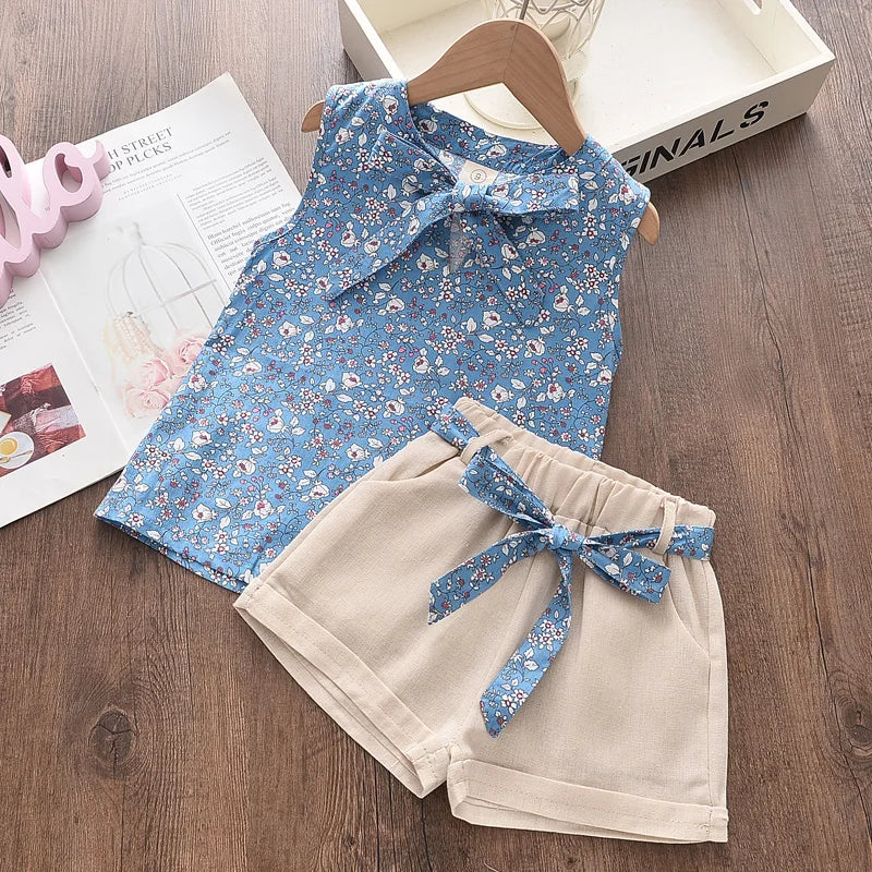 Cotton Girls Sets Two Piece Outfits