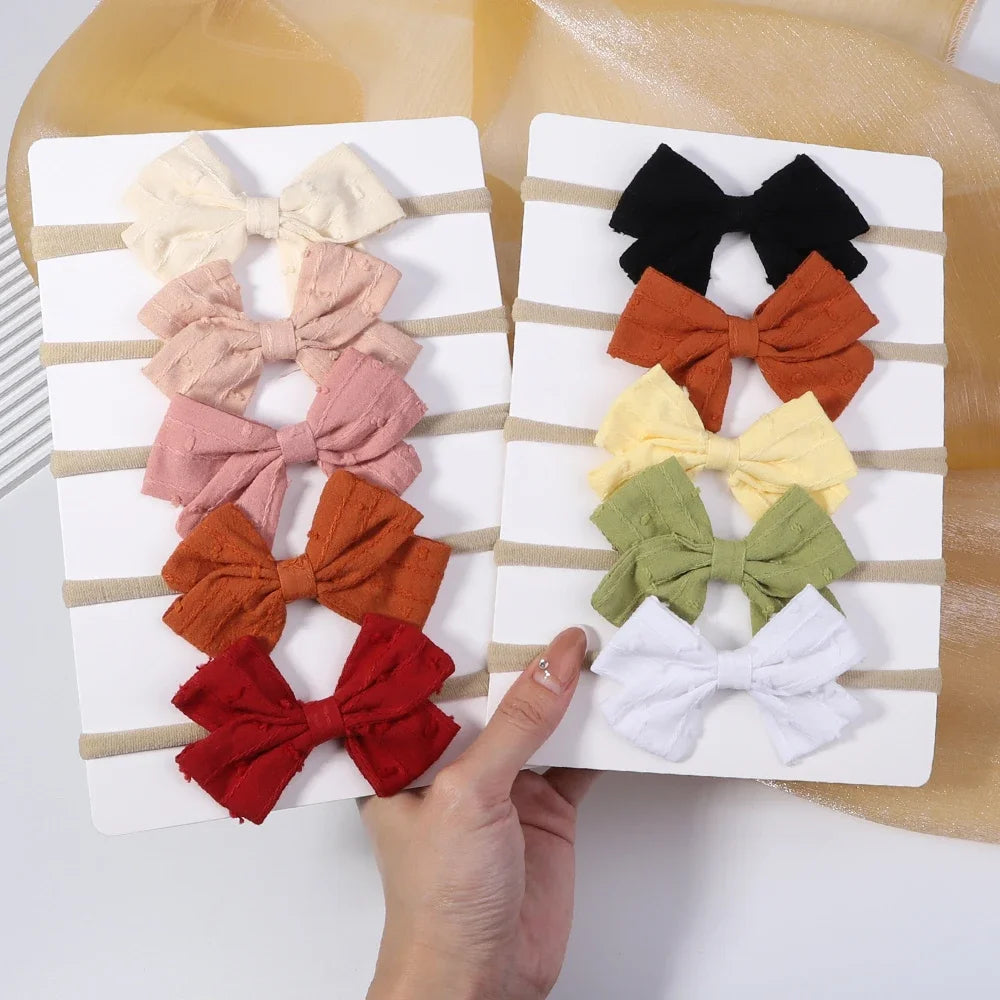 3/4/6Pcs/ Hair Ribbon Bowknot