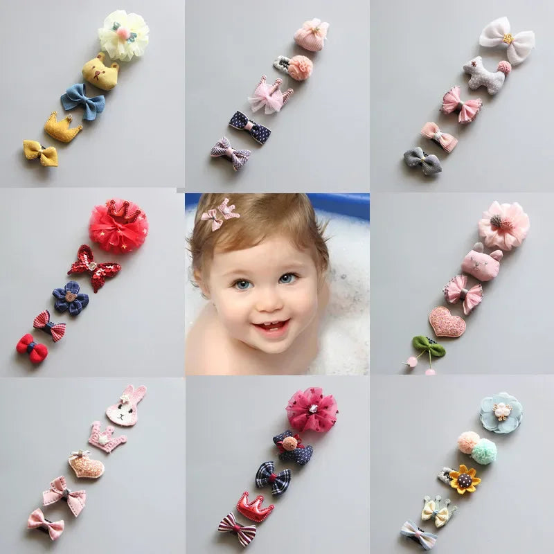 5Pcs/ Hair Barrette clips