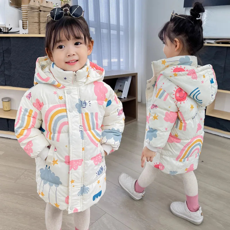 Winter Hooded Windbreaker Coat