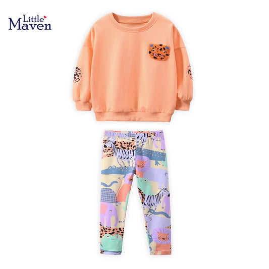 Clothes Cotton Cartoon Tigers Sets