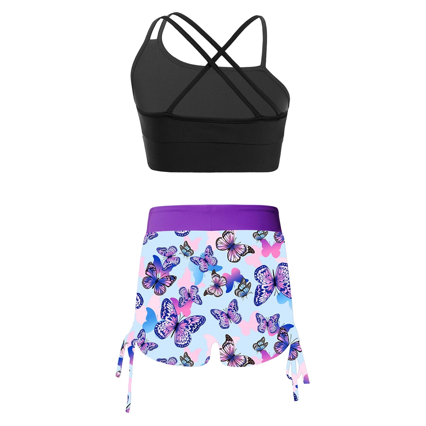 Crop Top with Shorts Sportswear