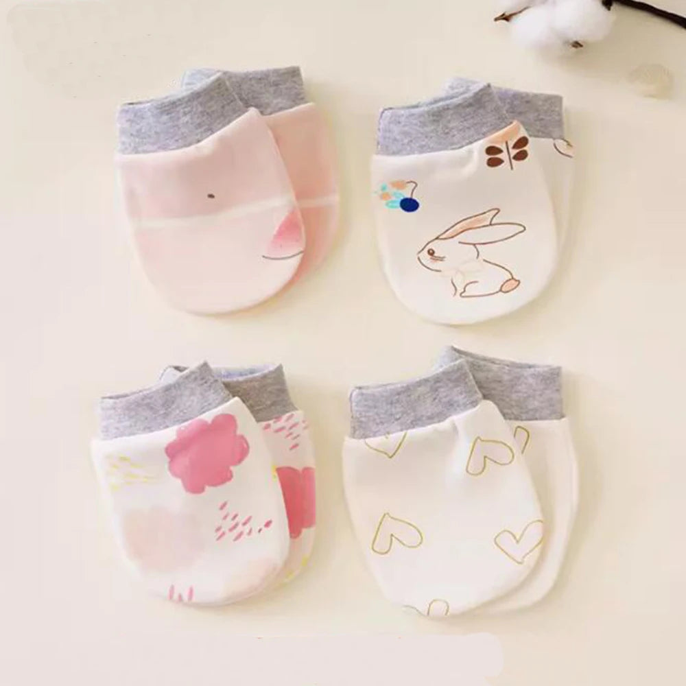 5Pairs Baby Cotton Soft Mitten