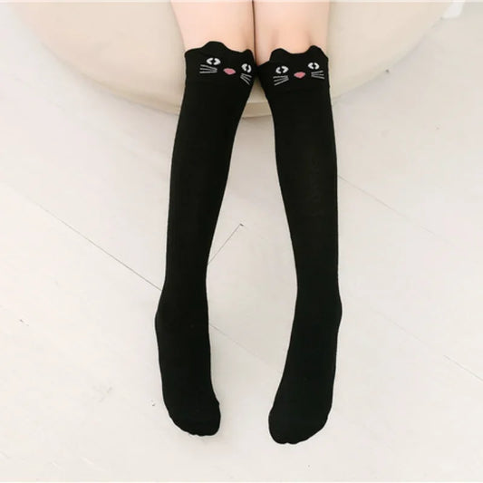 Knee High Long Cotton animal socks