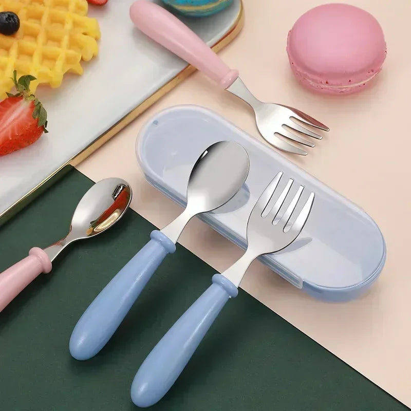 Baby Feeding Tableware Set Stainless